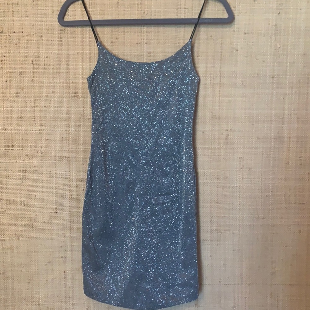 Shinygal bodycon dress.  Great prom dress!